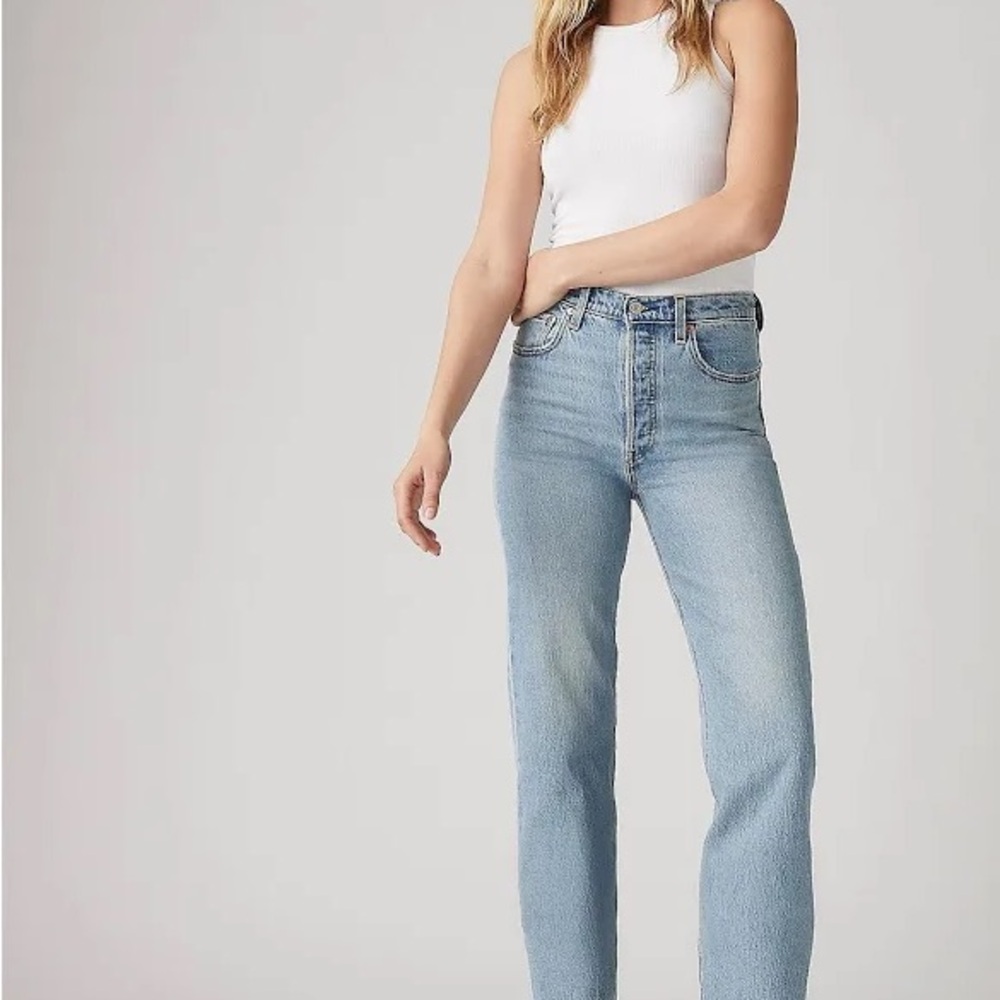 Levi's Light Blue Straight Leg Women's Jeans